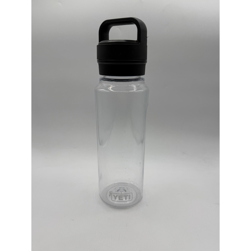 YETI Yonder 750 ml / 25‎ oz Water Bottle – Clear/Black – Lightweight BPA-Free